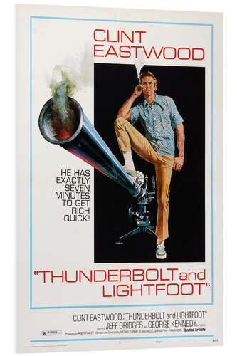 PVC print Clint Eastwood - Thunderbolt and Lightfoot, 1974