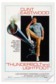 Naklejka na ścianę Clint Eastwood - Thunderbolt and Lightfoot, 1974