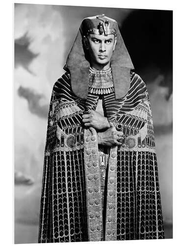 Tableau en PVC Yul Brynner in "The Ten Commandments", 1956