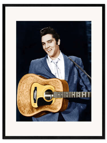 Framed art print Elvis Presley on the Ed Sullivan Show, 1956