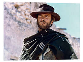 Foam board print Clint Eastwood in "A Fistful of Dollars", 1964 III