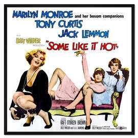 Gerahmter Kunstdruck Manche mögen’s heiß (englisch), 1959