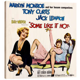 Quadro de madeira Some Like it Hot, 1959