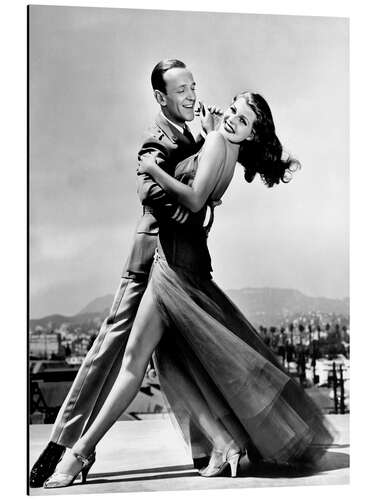 Quadro em alumínio Fred Astaire, Rita Hayworth in "You'll Never Get Rich", 1941