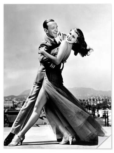 Naklejka na ścianę Fred Astaire, Rita Hayworth in "You'll Never Get Rich", 1941