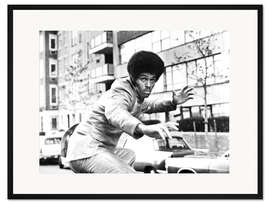 Gerahmter Kunstdruck Jim Kelly in "Drei eiskalte Profis", 1974