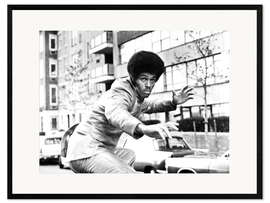 Framed art print Jim Kelly in "Three The Hard Way", 1974