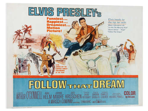 Cuadro de PVC Anne Helm, Elvis Presley - Follow That Dream