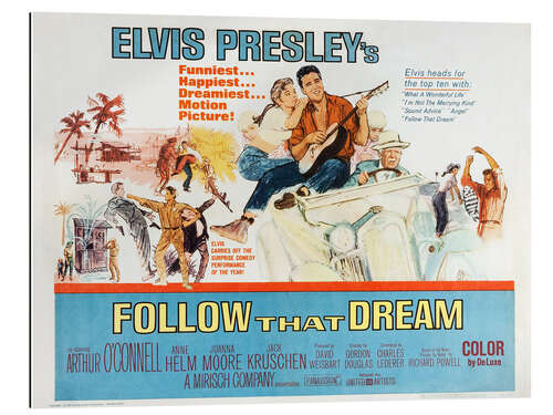 Galleritryck Anne Helm, Elvis Presley - Follow That Dream