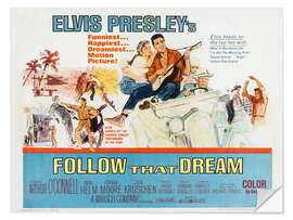 Naklejka na ścianę Anne Helm, Elvis Presley - Follow That Dream