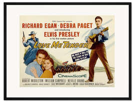 Gerahmter Kunstdruck Elvis Presley - Pulverdampf und heiße Lieder (englisch)