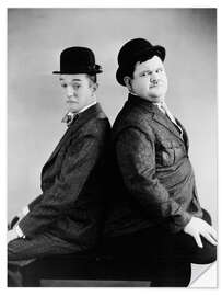 Wall sticker Stan Laurel, Oliver Hardy in "Our Wife", 1931