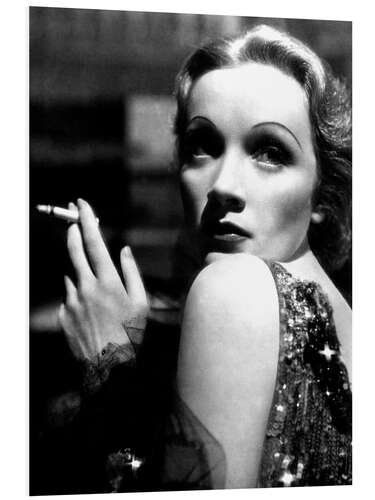 Tableau en PVC Marlene Dietrich, 1936