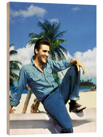 Obraz na drewnie Elvis Presley in "Follow That Dream", 1962