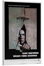 Aluminiumtavla Clint Eastwood - Escape from Alcatraz, 1979