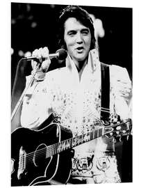 Foam board print Elvis in "Aloha From Hawaii", 1973