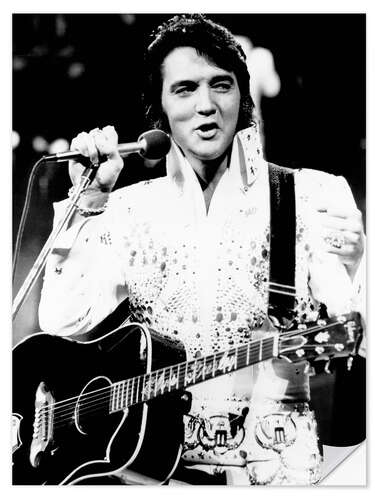 Autocolante decorativo Elvis in "Aloha From Hawaii", 1973