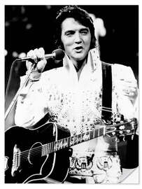 Naklejka na ścianę Elvis in "Aloha From Hawaii", 1973