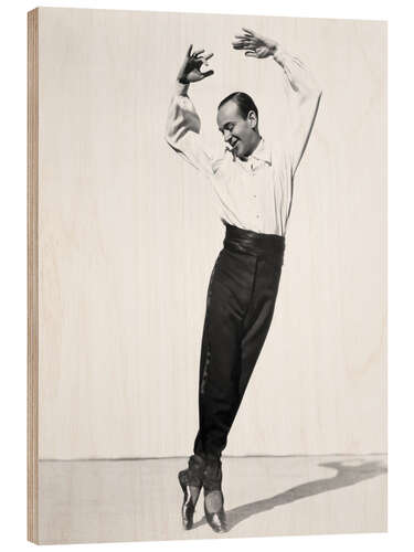 Hout print Fred Astaire, 1930s