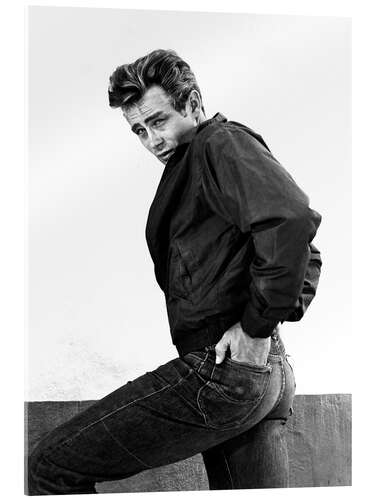 Acrylic print James Dean in "Rebel Without a Cause"