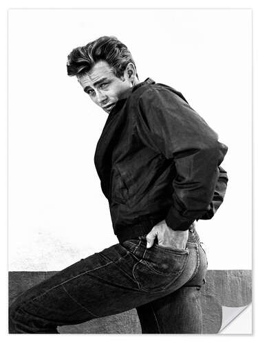 Naklejka na ścianę James Dean in "Rebel Without a Cause"