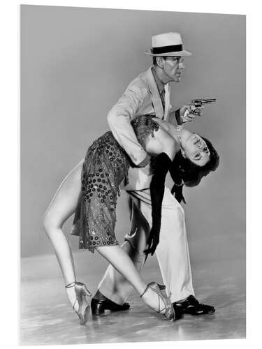 Print på skumplade Cyd Charisse, Fred Astaire, 1953