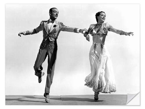 Selvklebende plakat Fred Astaire, Eleanor Powell, 1940