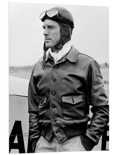 Hartschaumbild Robert Redford in "Tollkühne Flieger", 1975