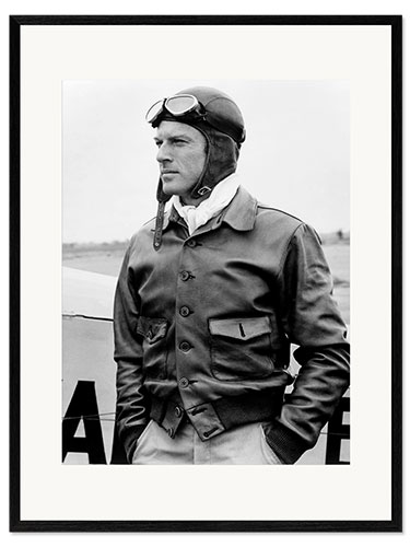Framed art print Robert Redford in "The Great Waldo Pepper", 1975