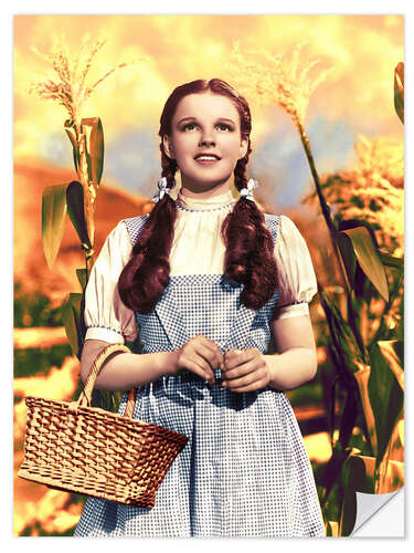 Muursticker Judy Garland in "The Wizard of Oz", 1939