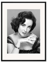 Gerahmter Kunstdruck Elizabeth Taylor, 1950er