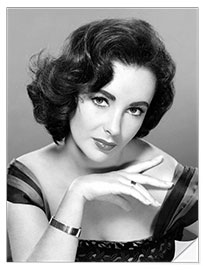 Vinilo para la pared Elizabeth Taylor, 1950s