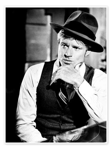 Póster Robert Redford in "The Sting", 1973