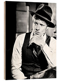 Holzbild Robert Redford in &quot;Der Clou&quot;, 1973