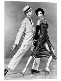 Akrylbilde Fred Astaire, Cyd Charisse, 1953