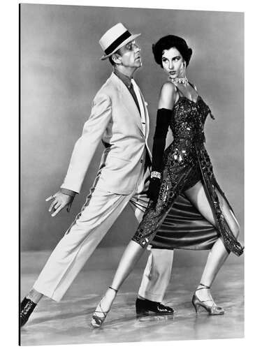 Cuadro de aluminio Fred Astaire, Cyd Charisse, 1953