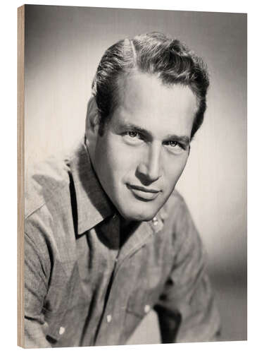 Wood print Paul Newman, 1962