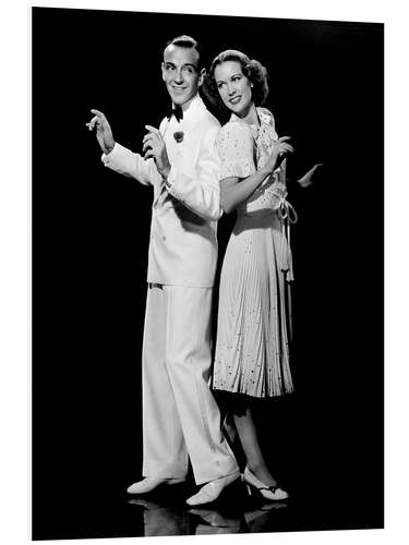 Foam board print Fred Astaire, Eleanor Powell in "Broadway Melody of 1940" I