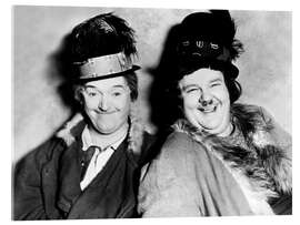 Acrylic print Stan Laurel, Oliver Hardy in &quot;The Bohemian Girl&quot;, 1936