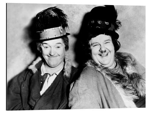 Cuadro de aluminio Stan Laurel, Oliver Hardy in "The Bohemian Girl", 1936