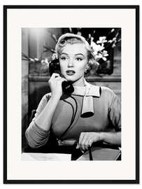 Gerahmter Kunstdruck Marilyn Monroe in "Liebling, ich werde jünger", 1952