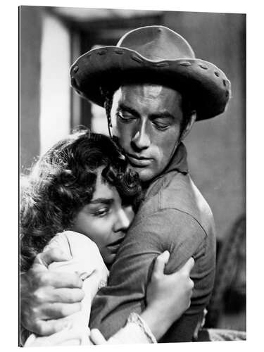 Gallery print Jennifer Jones, Gregory Peck in "Duel in the Sun", 1946