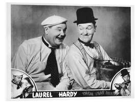 Acrylglasbild Laurel &amp; Hardy - Jene fernen Berge (englisch), 1934