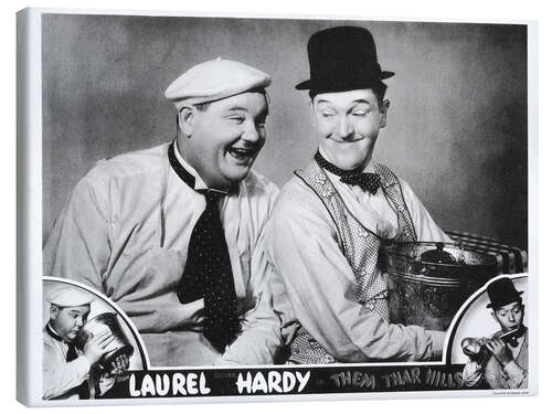 Lienzo Laurel & Hardy - Them Thar Hills, 1934