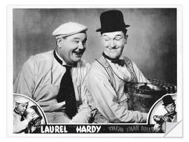 Wall sticker Laurel &amp; Hardy - Them Thar Hills, 1934