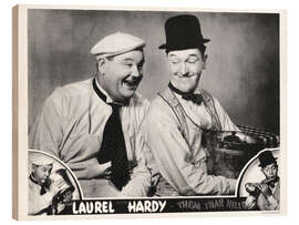 Wood print Laurel &amp; Hardy - Them Thar Hills, 1934