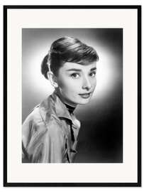 Gerahmter Kunstdruck Audrey Hepburn in "Sabrina", 1954