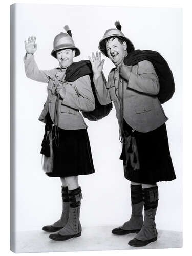 Lærredsbillede Laurel & Hardy in "Bonnie Scotland", 1935 I