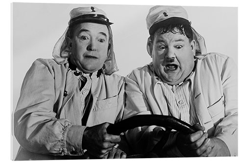 Acrylic print Laurel & Hardy in "The Flying Deuces", 1939