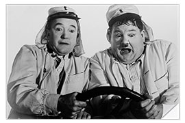 Naklejka na ścianę Laurel &amp; Hardy in "The Flying Deuces", 1939